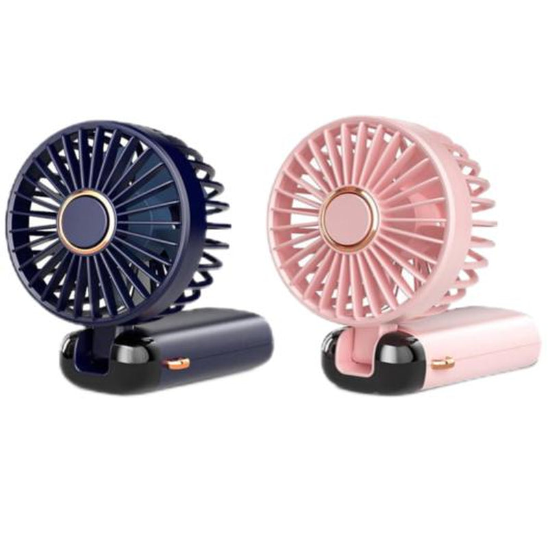 Koonie Portable Handheld Fan - Versatile Rechargeable Fan with 8-Hour Runtime, Digital Display, 5 Speed Settings, and Adjustable Design for Indoor and Outdoor Comfort