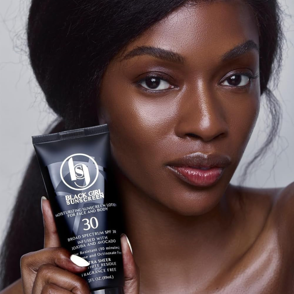 Ultimate Face and Body Moisturizing Sunscreen Lotion SPF 30 – Perfect for Melanin-Rich Skin with No White Cast (4 oz)