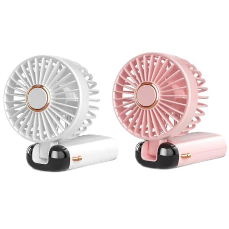 Koonie Portable Handheld Fan - Versatile Rechargeable Fan with 8-Hour Runtime, Digital Display, 5 Speed Settings, and Adjustable Design for Indoor and Outdoor Comfort