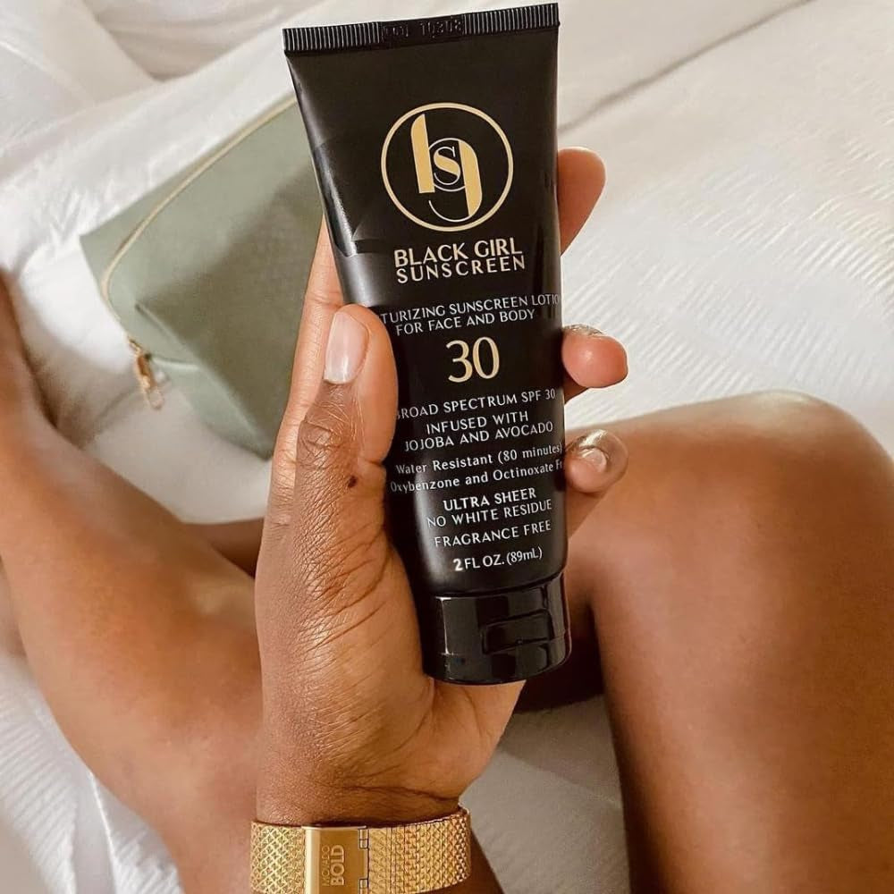 Ultimate Face and Body Moisturizing Sunscreen Lotion SPF 30 – Perfect for Melanin-Rich Skin with No White Cast (4 oz)